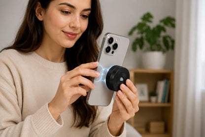 Smart Magnetic Vacuum Suction Phone Holder Type-C | حامل هاتف مغناطيسي شفط ذكي