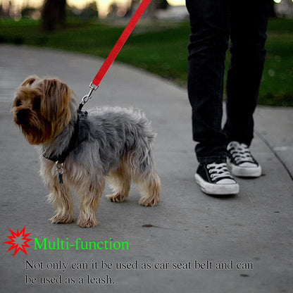 Adjustable Pet Car Seat Belt Harness